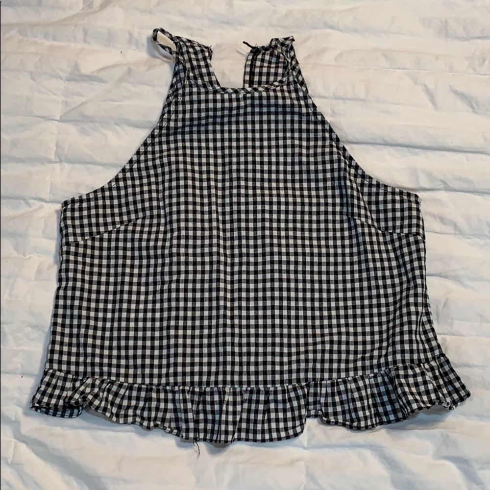 PLAID TANK TOP